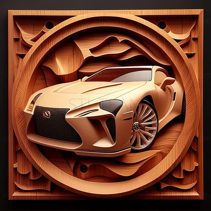 3D модель Lexus LFA (STL)